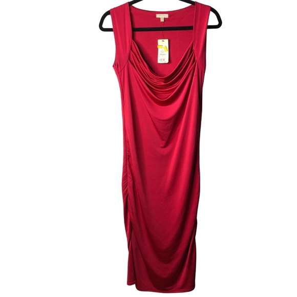 Sean John Dresses & Skirts - Sean John Fuscia Pink Sleeveless Midi Medium Dress